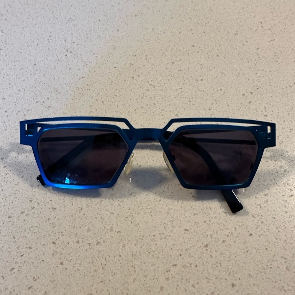 Isson Australia sunglasses pre owned Piero NBL 52 21 145 blue with blue lenses - Picture 2 of 14